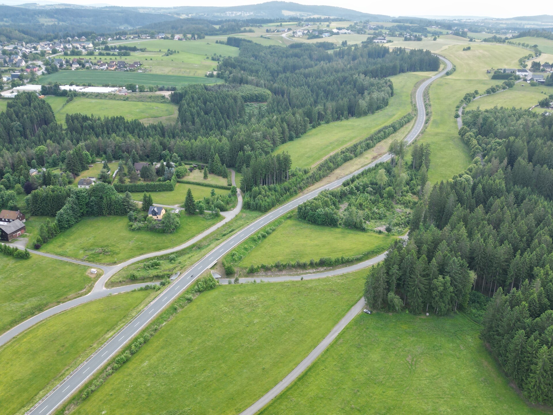 Trassenf&uuml;hrung au&szlig;erortsbereich