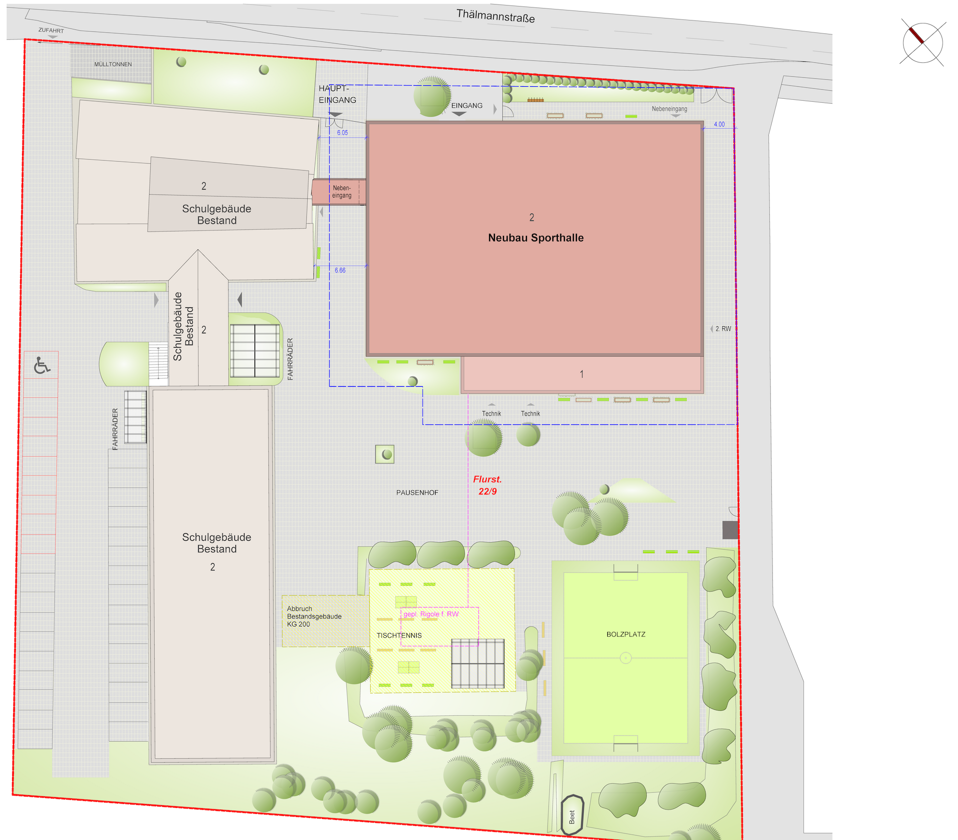 Lageplan Au&szlig;enanlagen